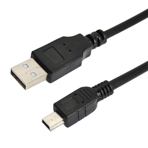 картинка Кабель USB-A – mini USB,  1А,  0,2м,  ПВХ,  черный REXANT от магазина Сантехстрой