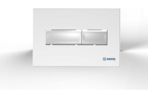 картинка Кнопка к инсталляции Nova line белая 7320 от магазина Сантехстрой