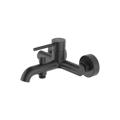 изображение смеситель для ванны aquatek европа, матовый черный aq1340mb