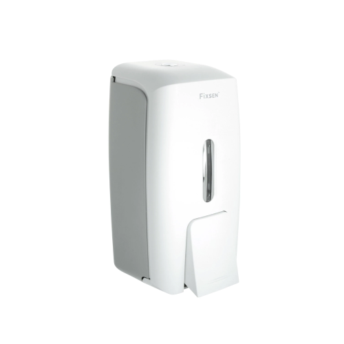 картинка Дозатор для ж/м настенный 825мл Fixsen HOTEL пластик белый (FX-31012J) от магазина Сантехстрой