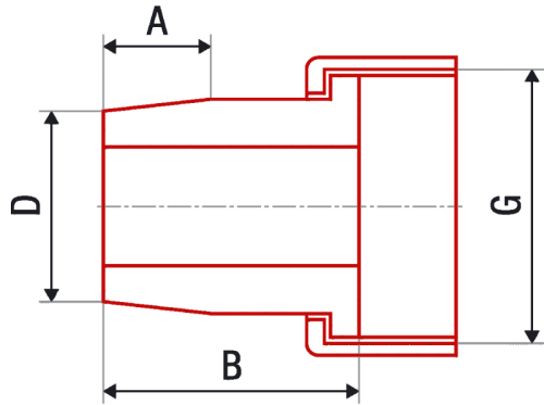 картинка Переходник с накидной гайкой AlcaPipe PPR 20x3/4" (AB225020034) от магазина Сантехстрой