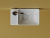 картинка CN5046 Умывальник подвесной прямоугольный (чаша справа, отверстие под смеситель слева) Element 395*2 от магазина Сантехстрой