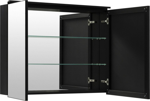 картинка Зеркальный шкаф De Aqua Алюминиум 100 черный от магазина Сантехстрой