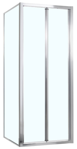 картинка Душевое ограждение Azario TORONTO 800х800х1900, без поддона, прозрачное стекло 5 мм, цвет профиля серебро (AZ-NAA1432B) от магазина Сантехстрой