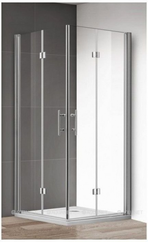 картинка Душевой уголок Cezares Eco 80x100 O-ASH-2-80/100-C-Cr от магазина Сантехстрой