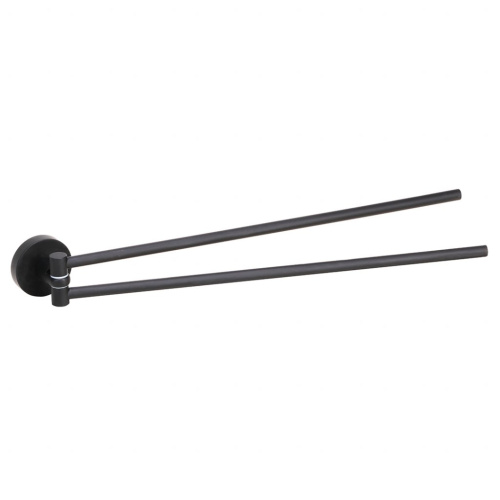 картинка 104204190 DARK Полотенцедержатель двойной поворотный, черный BEMETA от магазина Сантехстрой