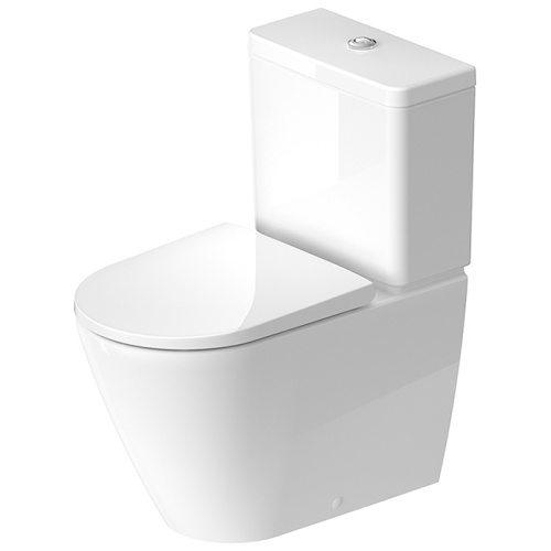 картинка Duravit D-Neo Моноблок 370x650 мм, безободковый, слив универсальный, цвет: белый (СПЕЦЦЕНА) от магазина Сантехстрой