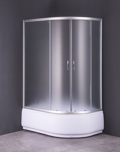 фотография душевое ограждение loranto 120х80х195, высокий поддон 40 см, стекло 4мм ( cs-827hl)
