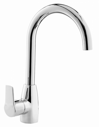 картинка смеситель для кухни azario enzo, хром (az-15714431)