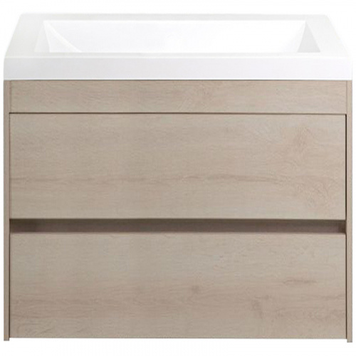 картинка Тумба под раковину Art&Max family-750-2c-so-pb С древесным узором от магазина Сантехстрой