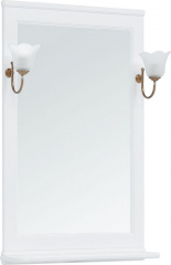 картинка Зеркало Валенса 65 Aquanet 00238828 Белое от магазина Сантехстрой