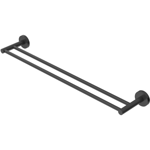 картинка Полотенцедержатель Cezares Relax RELAX-THD-65-NOP двойной Черный матовый от магазина Сантехстрой