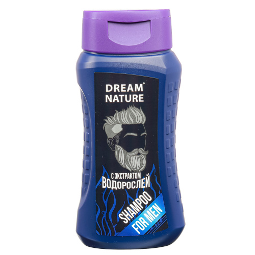 картинка Шампунь для волос DREAM NATURE для мужчин с экстрактом водорослей, п/б, 250 мл от магазина Сантехстрой