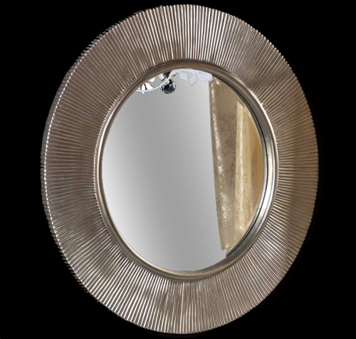 картинка Зеркало SHINE серебро глянец с подсветкой d82 от магазина Сантехстрой
