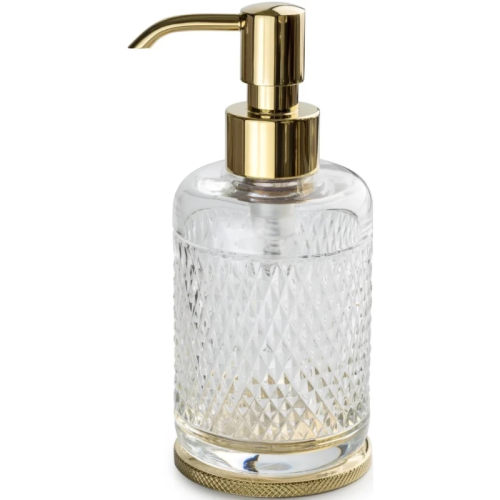 картинка Дозатор для жидкого мыла Boheme Aura 10250-G настольный, золотой от магазина Сантехстрой
