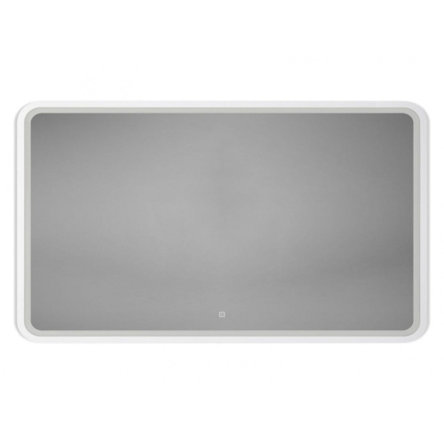картинка Зеркало Art&Max Genova AM-Gen-1200-800-DS-F-White 120х80 с подсветкой, белый матовый от магазина Сантехстрой