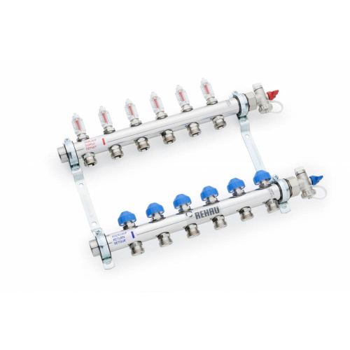 картинка Коллектор, 1", HKV-D 3, выход-3/4" ЕК, нержавеющая сталь от магазина Сантехстрой