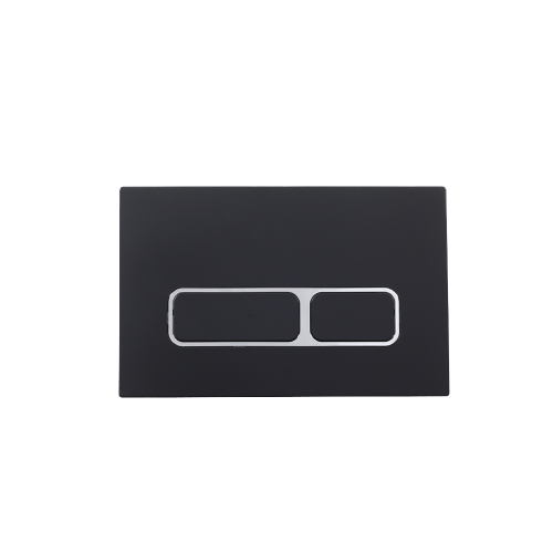картинка Кнопка смыва для инсталляции MELANA прямоугольная черная матовая MLN-332301MB от магазина Сантехстрой