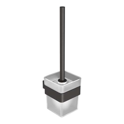 картинка Ёршик для унитаза Lemark SMOOTH LINE с держателем, графит (9766021) от магазина Сантехстрой