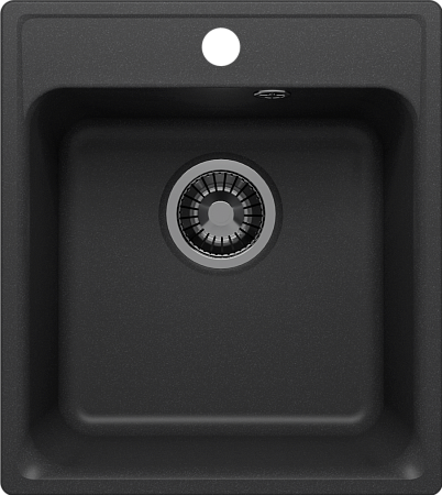 картинка Мойка кухонная Polygran  Quartz Bond 430, уголь, арт.688155 от магазина Сантехстрой