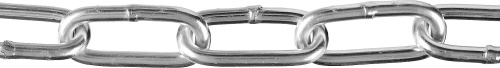 картинка Цепь длиннозвенная, DIN 763, оцинкованная сталь, d=2мм, L=200м, ЗУБР Профессионал от магазина Сантехстрой