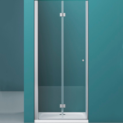 картинка Душевая дверь BelBagno Albano 100 ALBANO-BS-12-100-C-Cr профиль Хром стекло прозрачное от магазина Сантехстрой