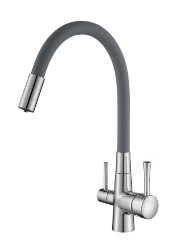картинка смеситель для кухни savol s-l1806-04 хром