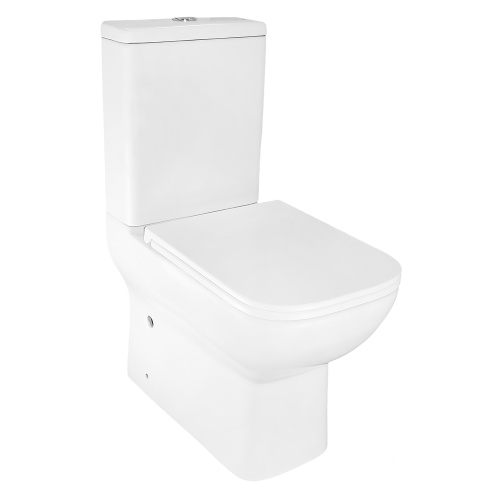 картинка Унитаз-компакт Azario VARO 365х615х805 напольный, безободковый,с быстросъемным сиденьем Микролифт, полипропилен (AZ-2171) от магазина Сантехстрой