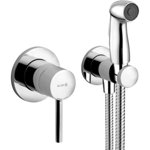 картинка Гигиенический душ со смесителем Kludi Bozz 389990576 Хром от магазина Сантехстрой