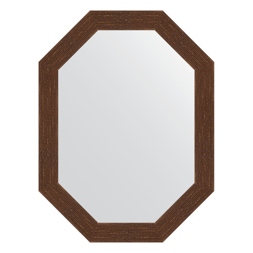 картинка Зеркало настенное Polygon EVOFORM в багетной раме мозаика античная медь, 62х82 см, BY 7091 от магазина Сантехстрой