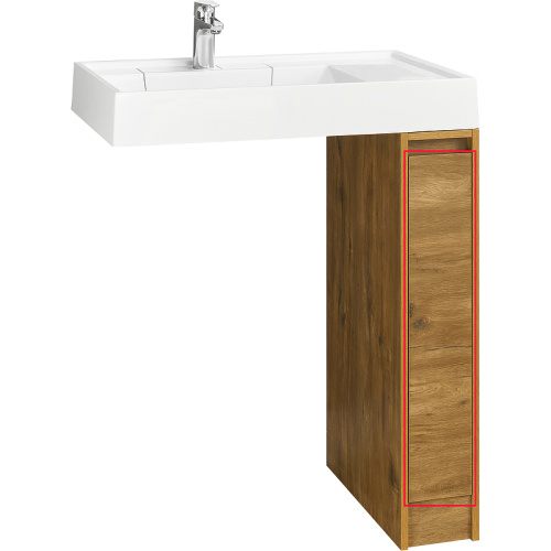 картинка Фасад для тумбы Aquaton Лондри 20 Дуб Рустикальный (1A275001LHDR0) от магазина Сантехстрой