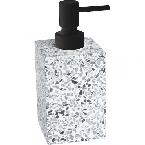 картинка Дозатор для жидкого мыла Fixsen Punto FX-200-1 Серый, черный от магазина Сантехстрой