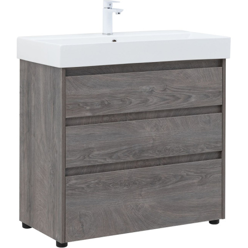 картинка Тумба под раковину Aquanet 302476 Серая от магазина Сантехстрой