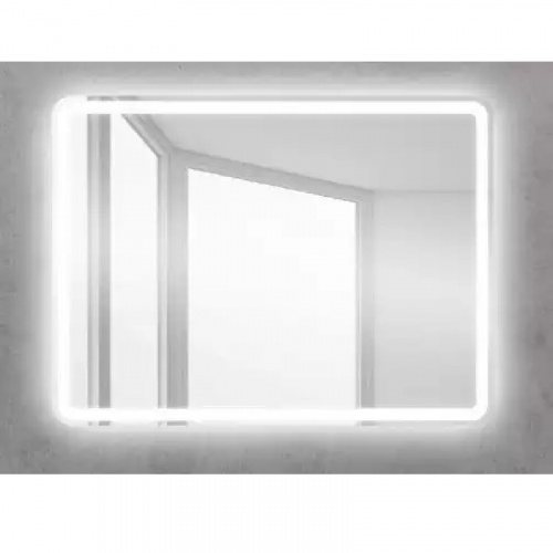 картинка Зеркало BelBagno 90 spc-mar-900-600-led-btn Хром от магазина Сантехстрой