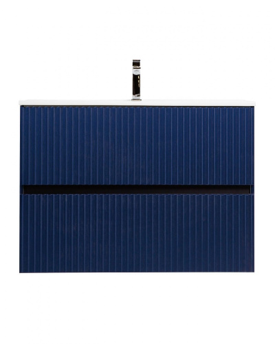 картинка Тумба под раковину Art&Max Torino AM-TORINO-800-2C-SO-SA-P 80х47 см подвесная, Сапфир от магазина Сантехстрой