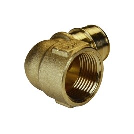 картинка Угольник 90° с внутренней резьбой для системы GX 20x1/2"F от магазина Сантехстрой