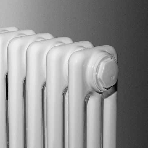 картинка Cтальной трубчатый радиатор Vasco Ritmo 3057V, 24 секции, с вентилем, RAL 9016 от магазина Сантехстрой