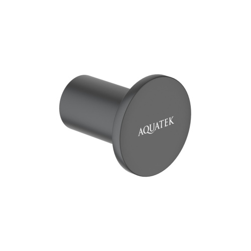 картинка Крючок AQUATEK ЛИРА, матовый черный AQ4401MB от магазина Сантехстрой