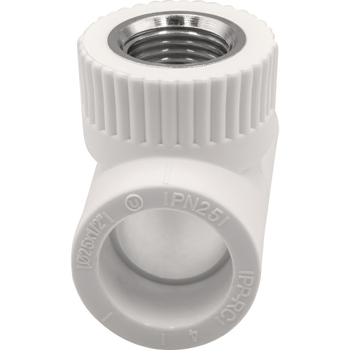 картинка Тройник THERMOLIGHT комбинированный PP-R ВР 25х1/2х25 белый (10/100) от магазина Сантехстрой