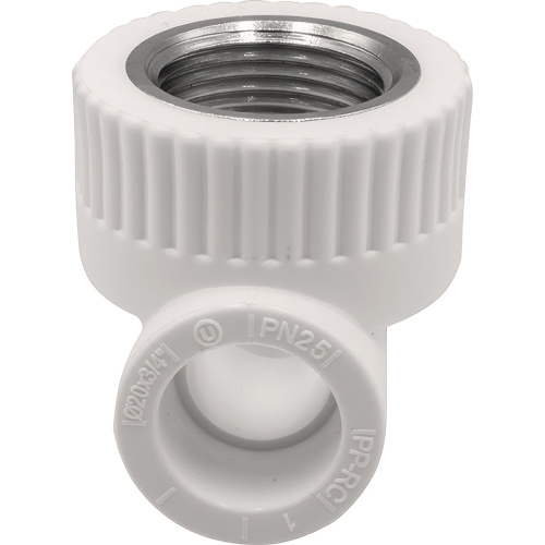 картинка Тройник THERMOLIGHT комбинированный PP-R ВР 20х3/4х20 белый (10/120) от магазина Сантехстрой
