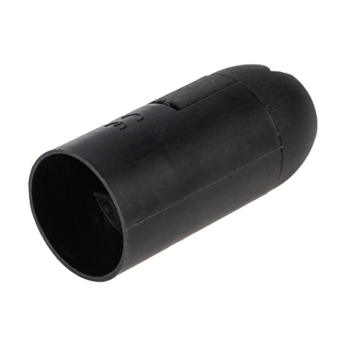 картинка Патрон пластиковый термостойкий подвесной Е14, черный REXANT от магазина Сантехстрой