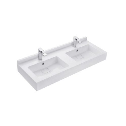 картинка Раковина две чаши AQUATON Сакура 1200, белая (1A72433KSK010) от магазина Сантехстрой