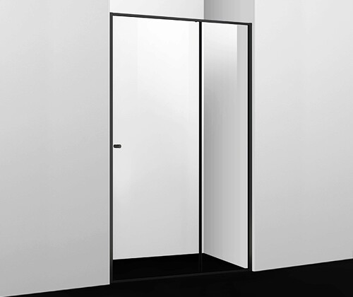 картинка Душевая дверь WasserKRAFT Dill 120 61S05 профиль Черный стекло прозрачное от магазина Сантехстрой