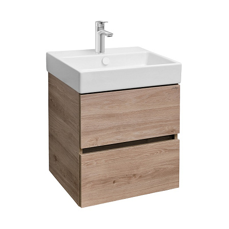 картинка Тумба под раковину Jacob Delafon Tolbiac 50 EB1378-E75, дуб давос натуральный от магазина Сантехстрой