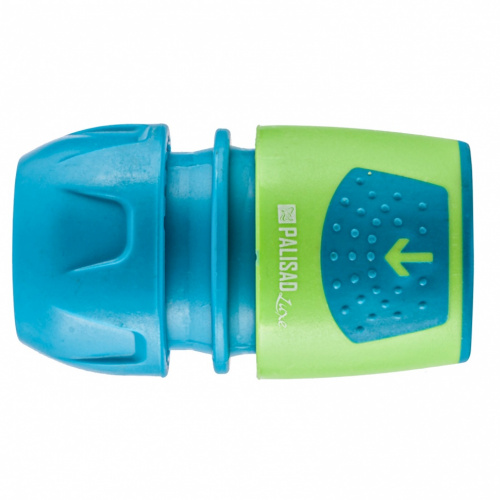 картинка Соединитель быстросъемный для шланга 1/2-3/4, аквастоп, АВС-пластик Palisad Luxe от магазина Сантехстрой