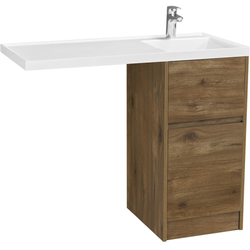 картинка Тумба под раковину Aquaton Лондри 40 без фасада, дуб рустикальный (1A267001LHDR0) от магазина Сантехстрой