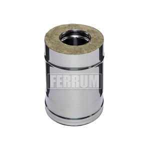 картинка Сендвич 0,25м (430/0,8мм+нерж) d150x250 Феррум от магазина Сантехстрой