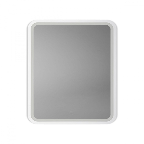 картинка Зеркало Art&Max Genova AM-Gen-600-800-DS-F-White 60х80 с подсветкой, белый матовый от магазина Сантехстрой