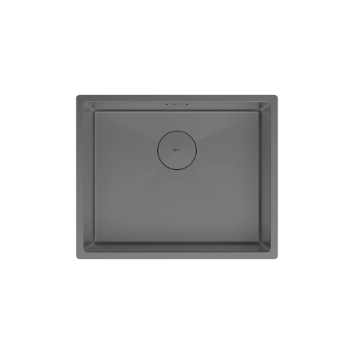 картинка Кухонная мойка Lemark OLANGA 540 прямоугольная из нержавеющей стали цвет: графит (9936127) от магазина Сантехстрой