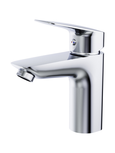 фотография смеситель для раковины без донного клапана belbagno due-lvm-crm-w0